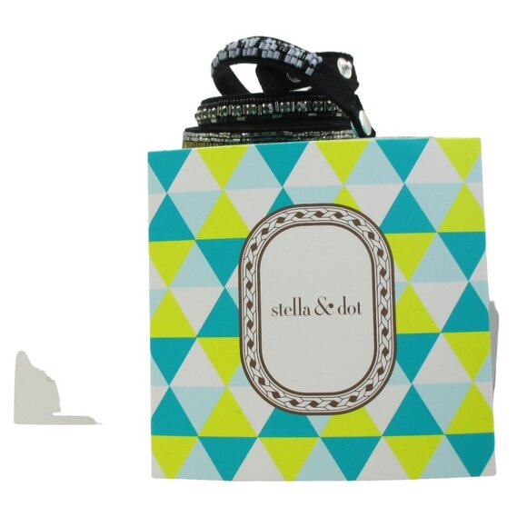 Stella & Dot Emma Triple Wrap Bracelet Brand New In Original Box RV $69 - Picture 4 of 6